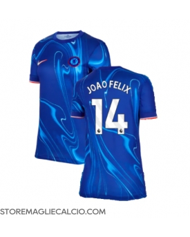 Chelsea Joao Felix #14 Maglia Gara Casa Repliche 2024-25 Donna